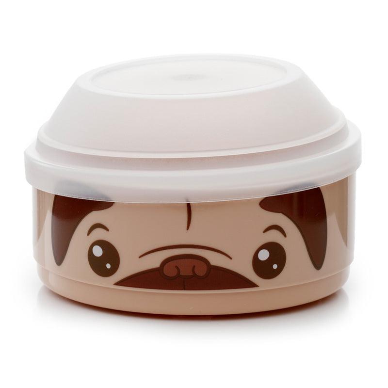 Bento Round Stacked Lunch Box - Mopps Pug-