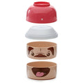 Bento Round Stacked Lunch Box - Mopps Pug-