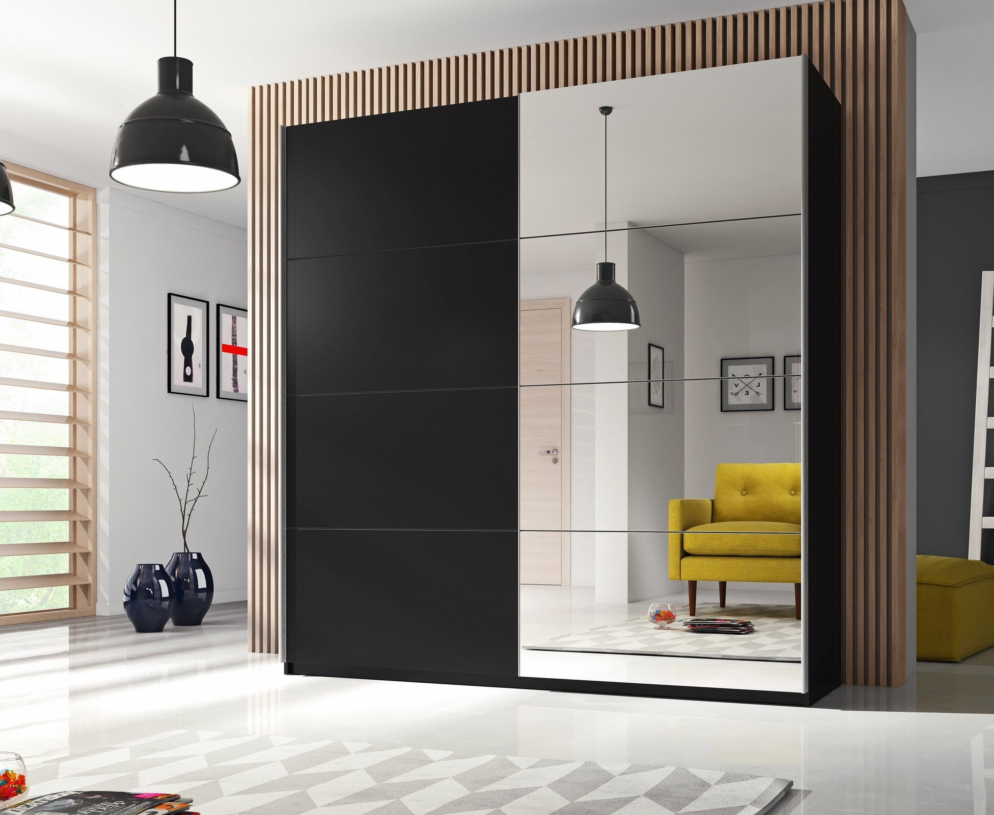 Beta Sliding Door Wardrobe 221cm Sliding Door Wardrobe 