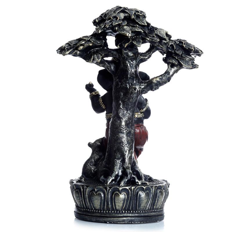 Black and Gold Ganesh Under Tree - £32.99 - 