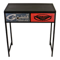 Black Console Table With 2 Drawers, Retro Design To Drawers - £76.99 - Storage Units 