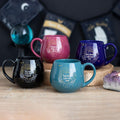 Black Fortune Teller Colour Changing Mug-Mugs Cups