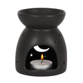 Black Mystical Moon Cut Out Oil Burner-Oil Burners