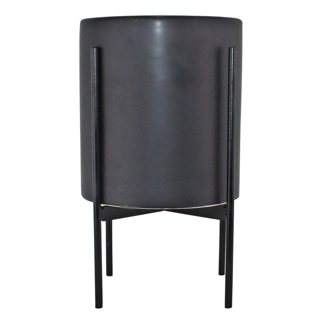 Black Planter Metal Stand 28cm - £26.99 - Planters, Vases & Plant Stands 