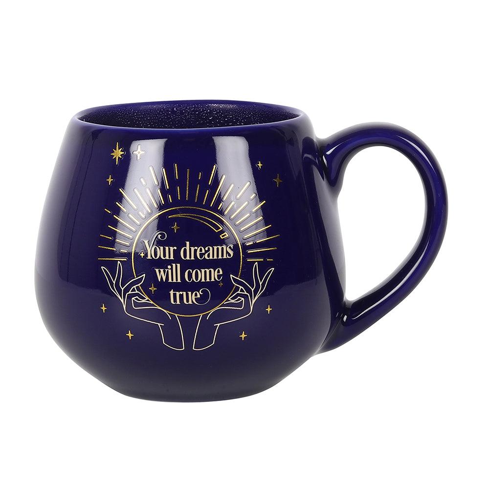 Blue Fortune Teller Colour Changing Mug-Mugs Cups