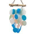 Blue & Pearl Driftwood Cross Chime - £36.0 - 