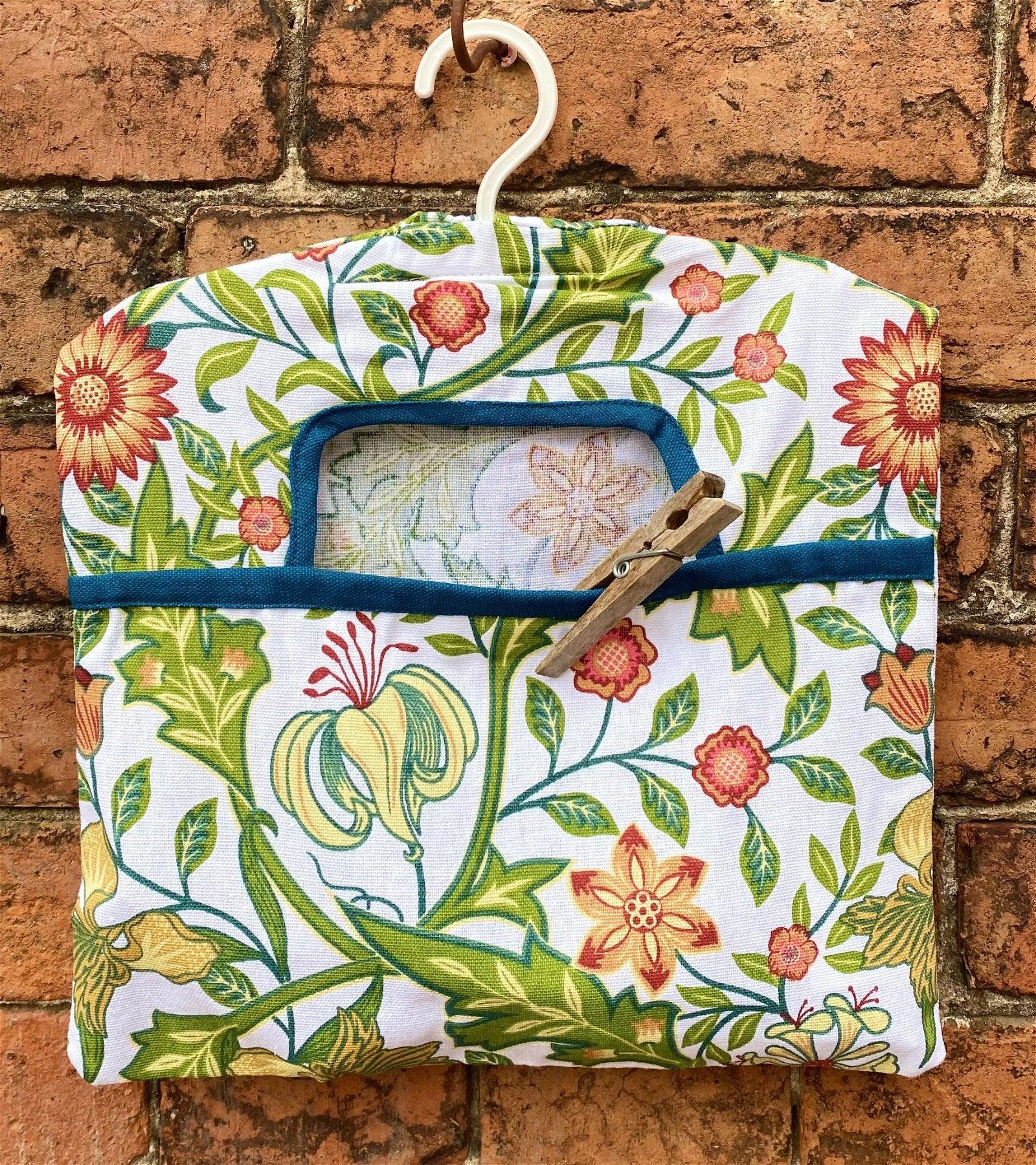 Blue Sussex Peg Bag-