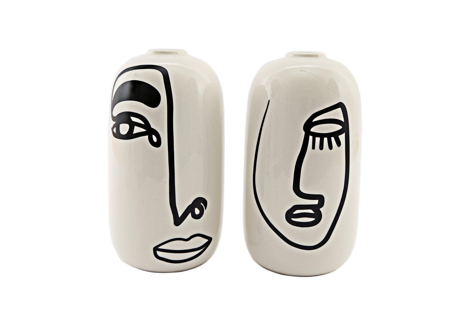 Bohome Face Ceramic Vases-Vases