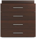 Bordo Chest Of Drawers 09 in Oak Chocolate-Living Chest of Drawers