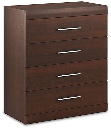 Bordo Chest Of Drawers 09 in Oak Chocolate - £192.6 - Living Chest of Drawers 