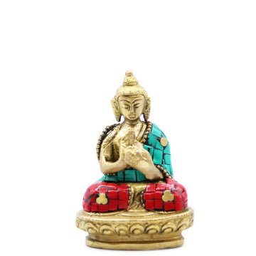 Brass Buddha Figure - Blessing - 7.5cm - £41.0 - 