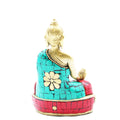 Brass Buddha Figure - Hands Down - 11.5 cm-