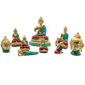 Brass Buddha Figure - Hands Up - 7.5 cm-