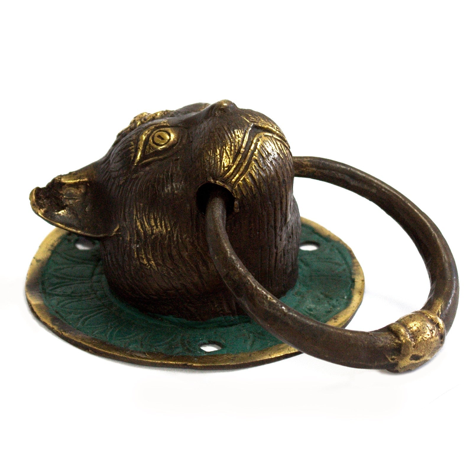 Brass Door Knocker - Cats Head - £37.0 - 