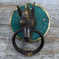 Brass Door Knocker - Horses Head-