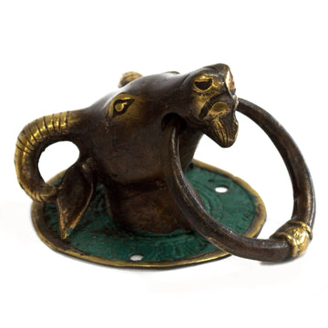 Brass Door Knocker - Rams Head - £37.0 - 