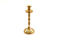 Brass Metal Dinner Candlestick 27cm-Candle Holders & Plates