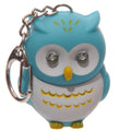 Bright Hooting Owl Novelty Key Ring with Light Up Eyes-