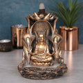 Bronze Buddha Backflow Incense Burner-Incense Holders