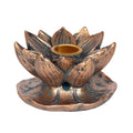 Bronze Lotus Backflow Incense Burner-Incense Holders