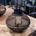 Brown Bamboo Style Lantern-Lighting > Candle Holders
