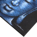 Buddah Painting - Blue Brocade Detail-