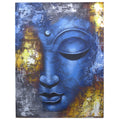 Buddha Painting - Blue Face Abstract - £44.0 - 