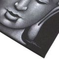 Buddha Painting - Grey Sand Finish-