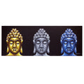 Buddha Painting - Three Heads Black - £45.0 - 