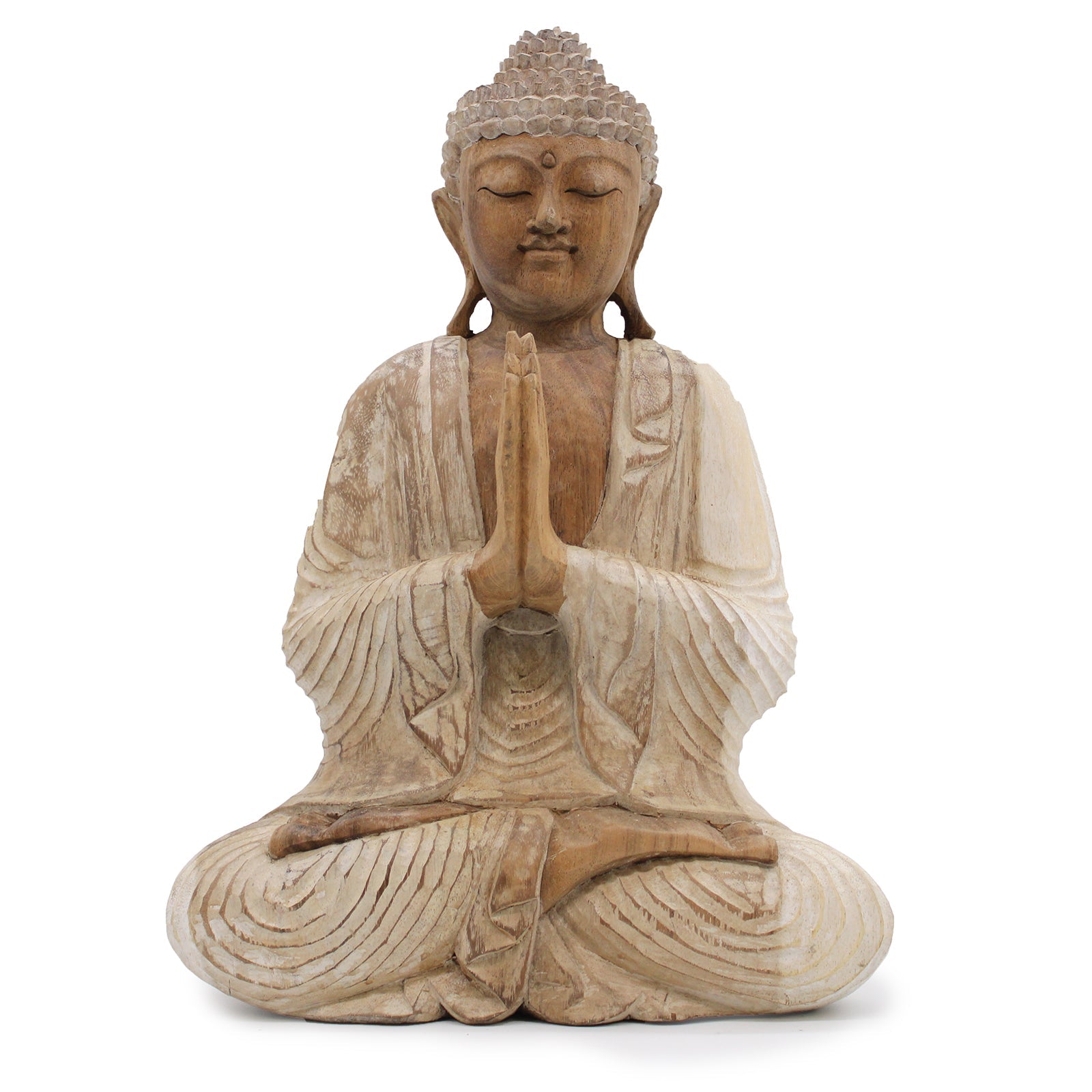 Buddha Statue Whitewash - 40cm Welcome - £99.0 - 