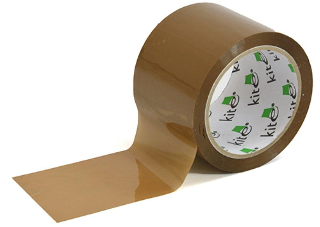 Buff Packaging Tape 75mm Wide x 66m Long - £9.99 - Supplies 