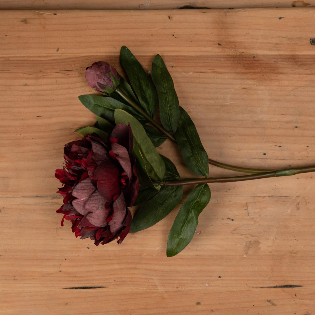 Burgundy Peony Rose - £19.95 - Artificial Flowers 