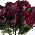 Burgundy Peony Rose-Artificial Flowers