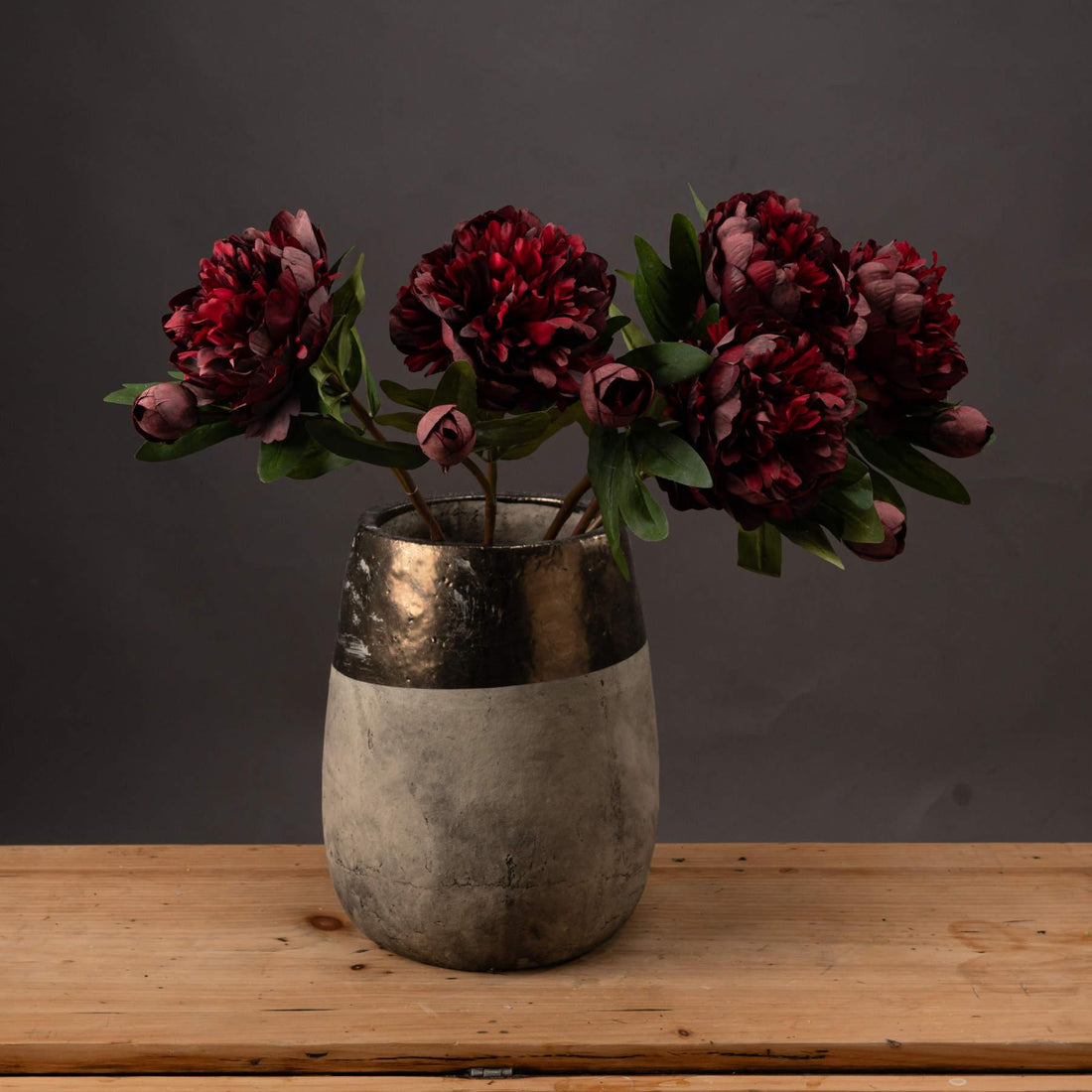 Burgundy Peony Rose - £19.95 - Artificial Flowers 