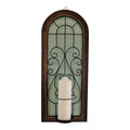 Candle Wall Sconce, Arched Design-Candle Holders & Plates