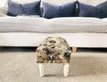 Cat Fabric Footstool with Drawer-