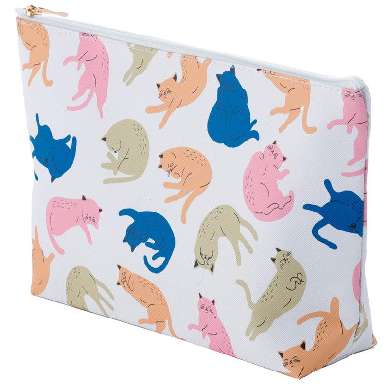 Cat's Life Large PVC Toiletry Makeup Wash Bag-