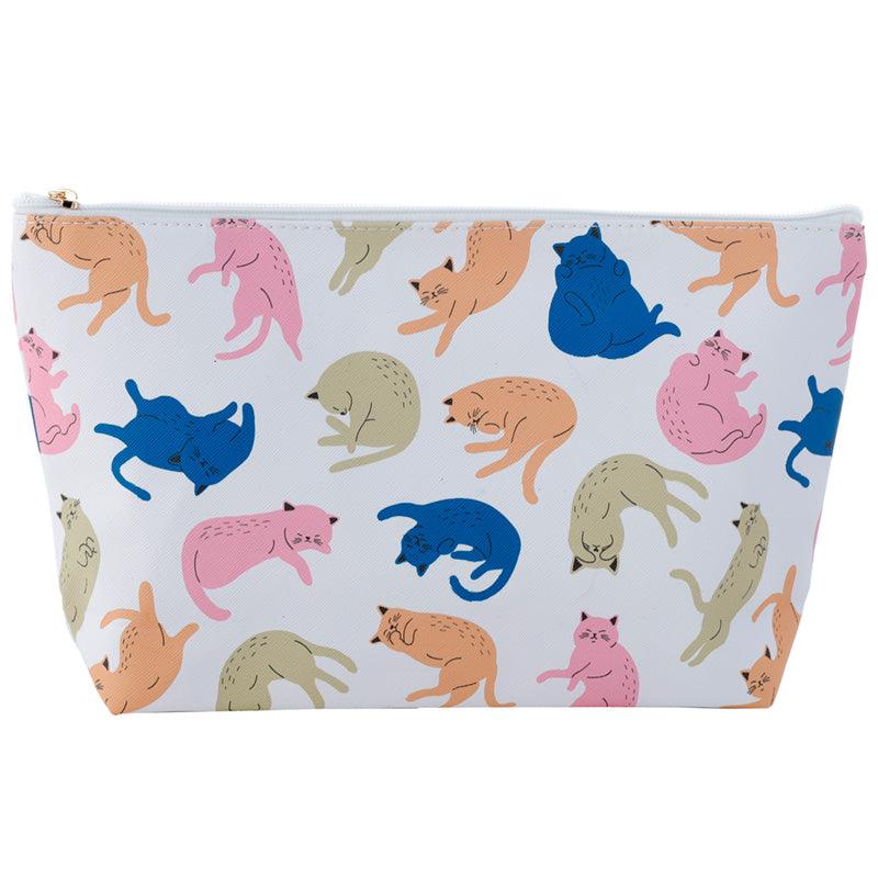 Cat's Life Large PVC Toiletry Makeup Wash Bag-