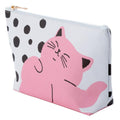 Cat's Life Medium PVC Toiletry Makeup Wash Bag-