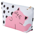 Cat's Life Medium PVC Toiletry Makeup Wash Bag-