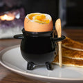 Cauldron Egg Cup with Broom Spoon-Tableware