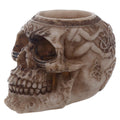 Celtic Skull Head Tea Light Holder-