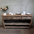 Centerpiece Recycled Wood Table - 180x60x80cm-