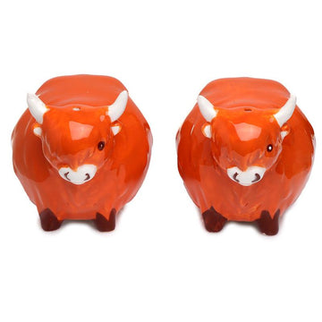 Ceramic Highland Coo Cow Salt and Pepper - £8.99 - 