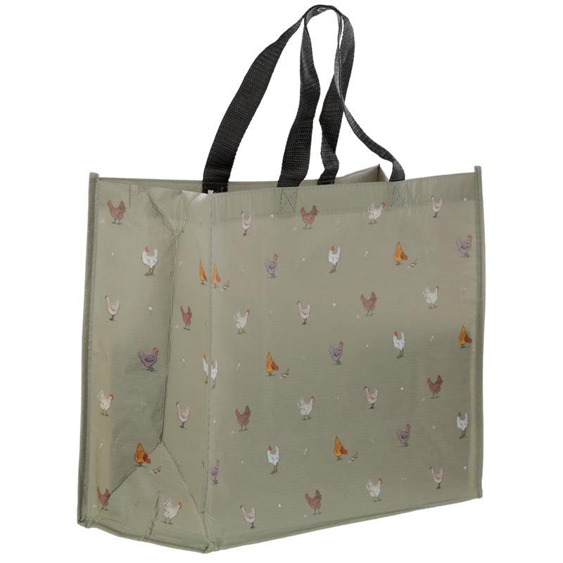 Chickens Willow Farm Recycled Plastic Reusable Shopping Bag - £7.0 - 