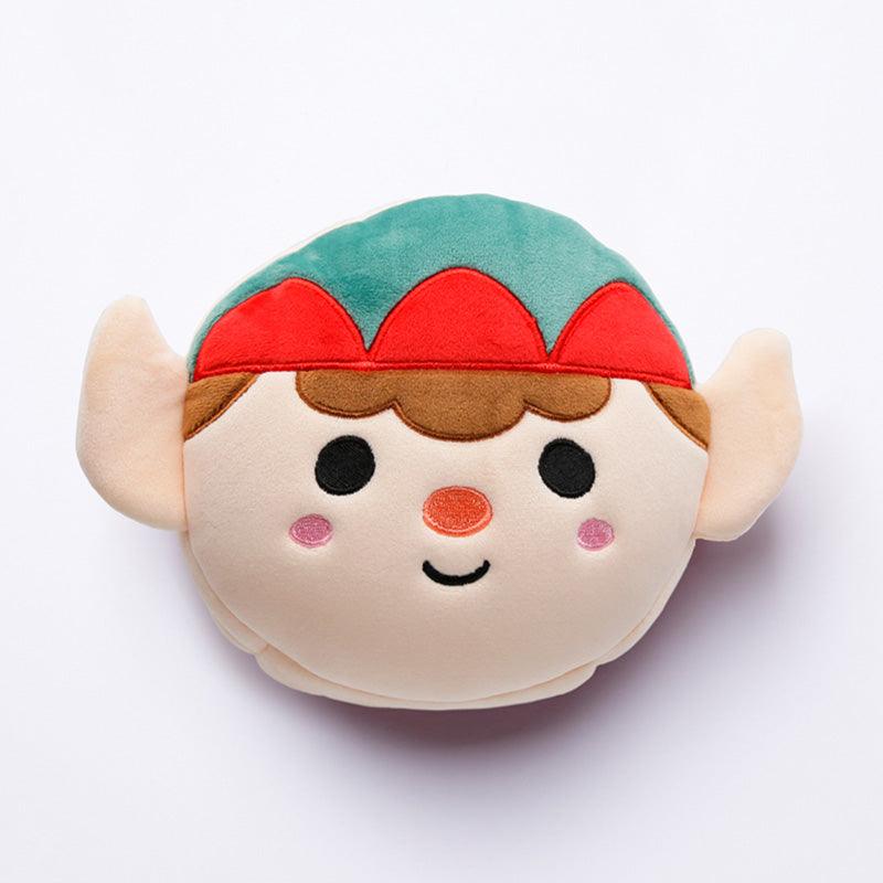 Christmas Elf Relaxeazzz Plush Round Travel Pillow & Eye Mask Set-Travel Pillow Eye Mask Set