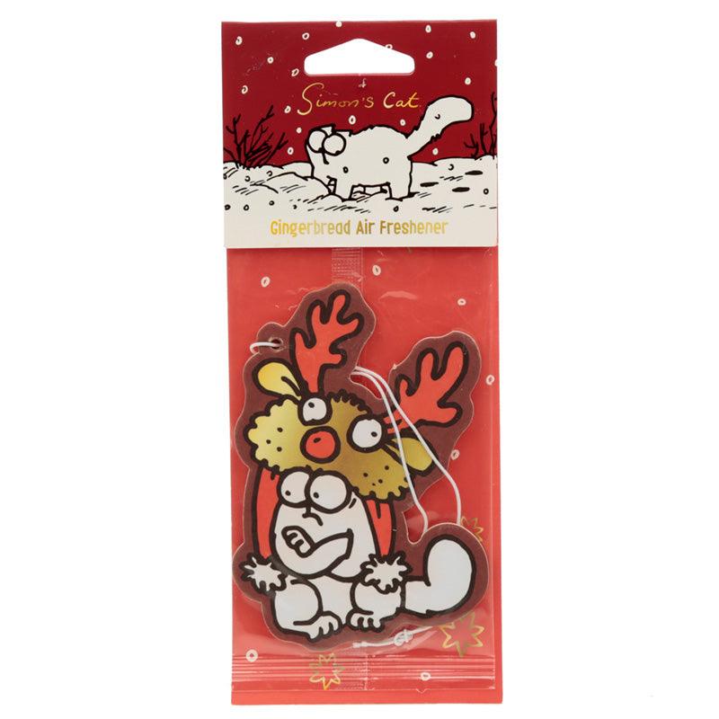 Christmas Simon's Cat in a Reindeer Hat Gingerbread Scented Air Freshener - £5.0 - 