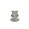 Clear Glass Candle Holder 6cm-