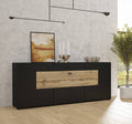 Coby 26 Sideboard Cabinet 165cm Black Living Sideboard Cabinet 