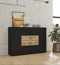 Coby 43 Sideboard Cabinet 122cm Black Living Sideboard Cabinet 